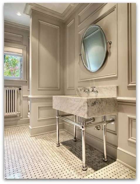 The Many Wall Treatment Options for the Powder Room — Classy Glam Living